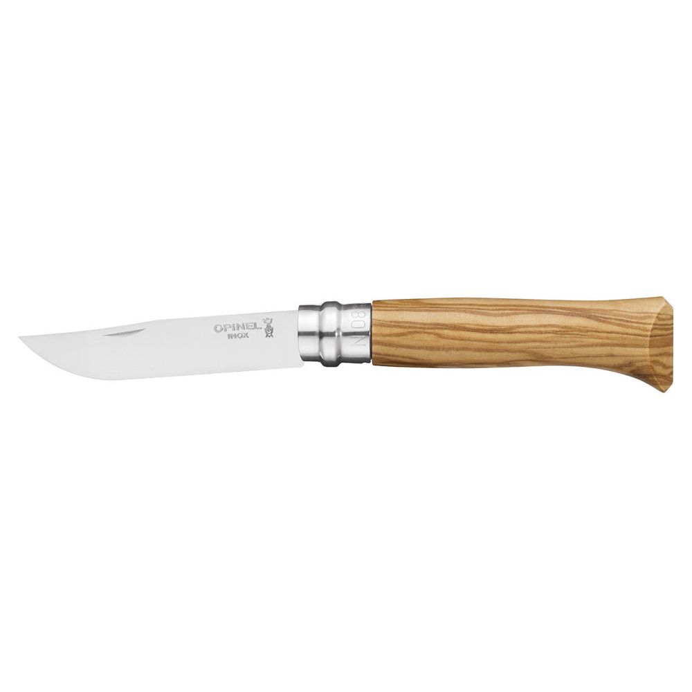 Opinel N°08 kinkekarp roostevabast terasest oliiviõli