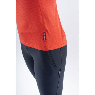 Montane naiste Dart Zip T-särk