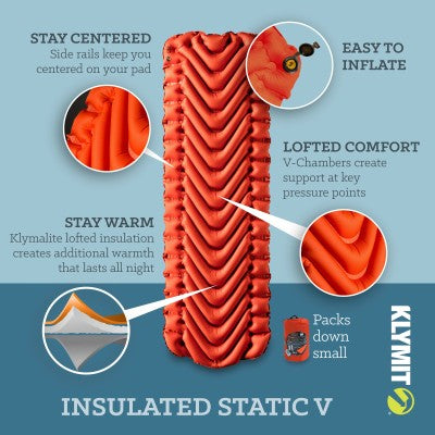 Klymit isoleeritud staatiline V