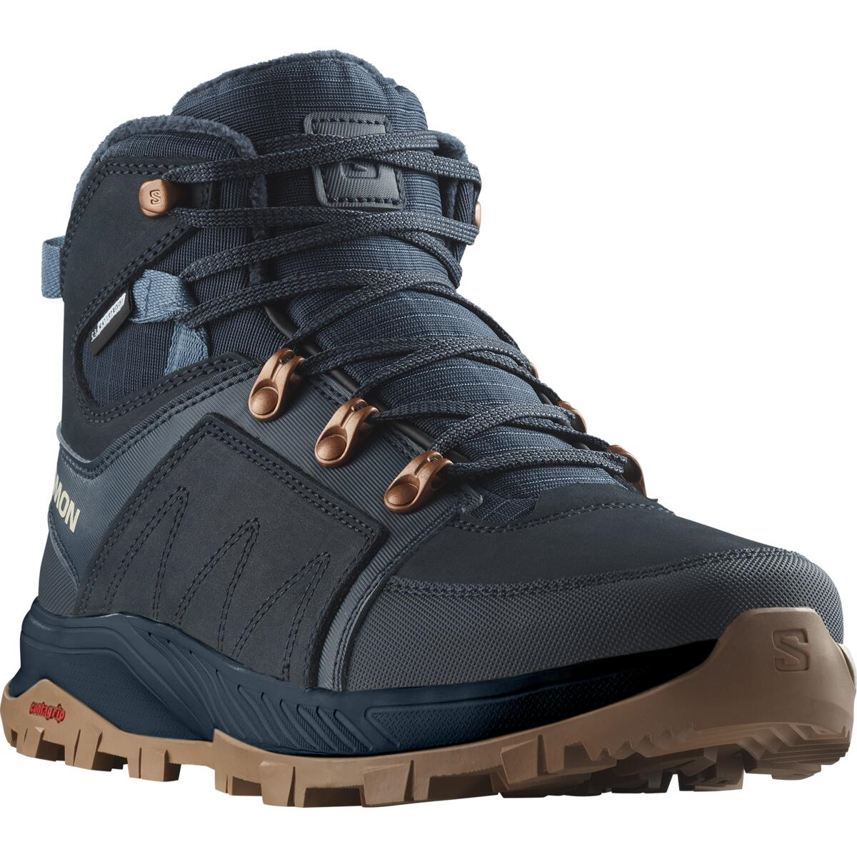SALOMON apavi Outchill TS CSWP W dark blue/brown