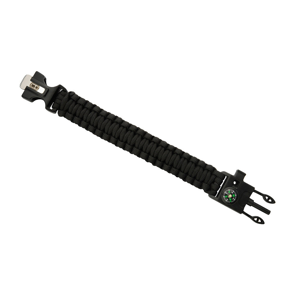 M-Tac paracord bracelet ar krama šķiltavām, kompasu un svilpi