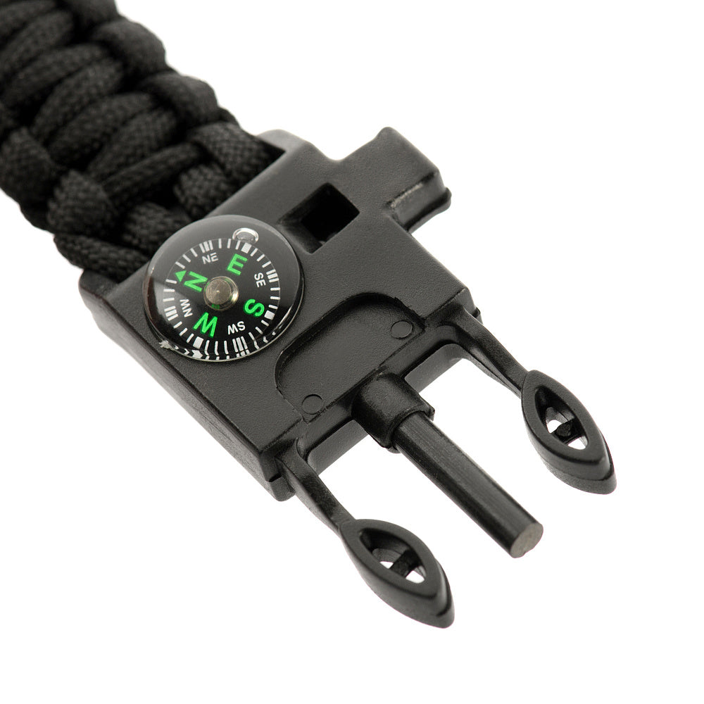 M-Tac paracord bracelet ar krama šķiltavām, kompasu un svilpi