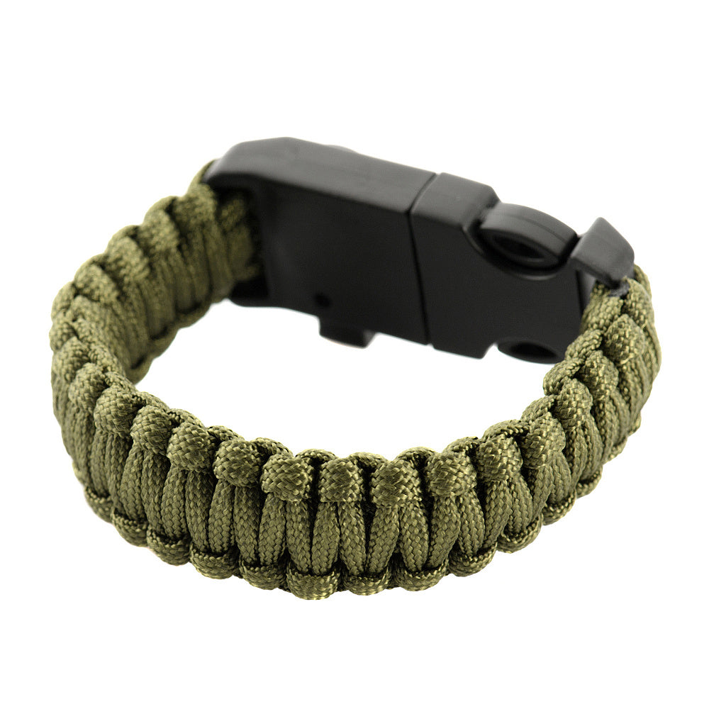 M-Tac paracord bracelet ar krama šķiltavām, kompasu un svilpi