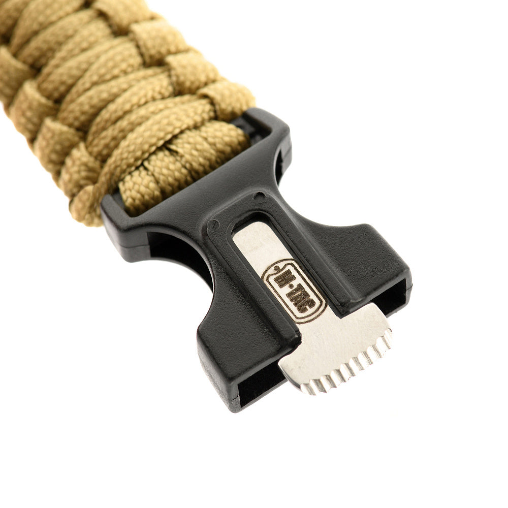 M-Tac paracord bracelet ar krama šķiltavām, kompasu un svilpi