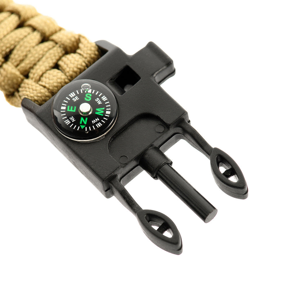 M-Tac paracord bracelet ar krama šķiltavām, kompasu un svilpi