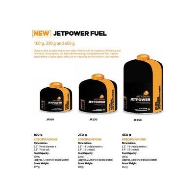Jetboil Jetpower fuel 450g Gāze - DABAI.LV