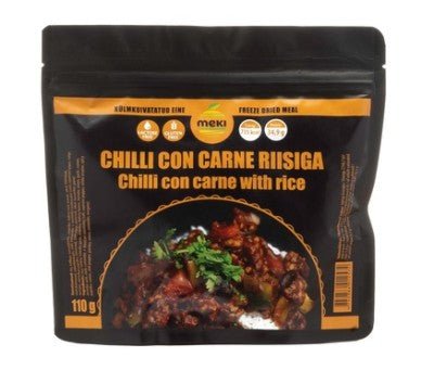 MEKI Chilli con Carne ar rīsiem 100g - DABAI.LV