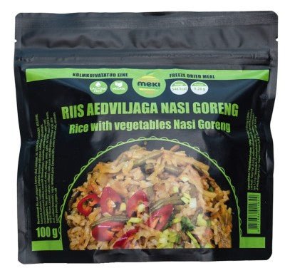 MEKI rīsi ar dārzeņiem Nasi Goreng 100g - DABAI.LV