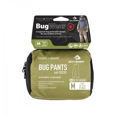 Sea To Summit Bug Pants with Socks olive - DABAI.LV