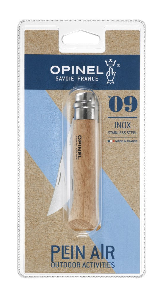 Opinel Blister nerūdijančio plieno bukas (galimi įvairių dydžių)