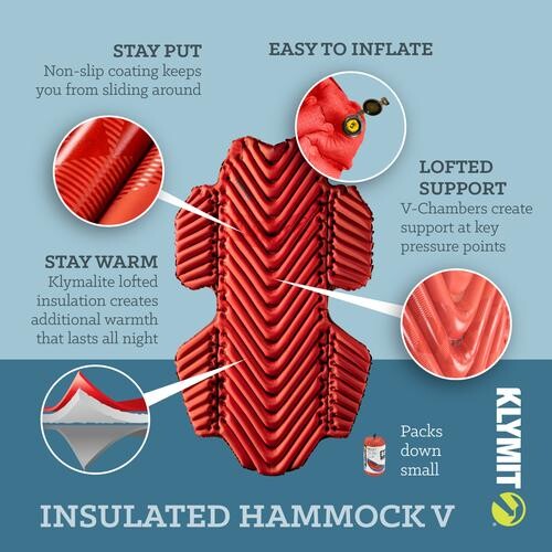 Klymit izoliuotas hamakas V