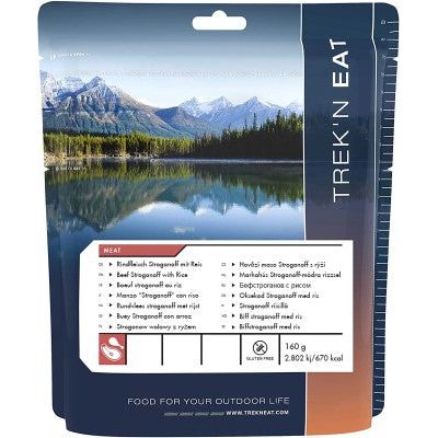 TREK`N EAT Jautienos stroganovas su ryžiais