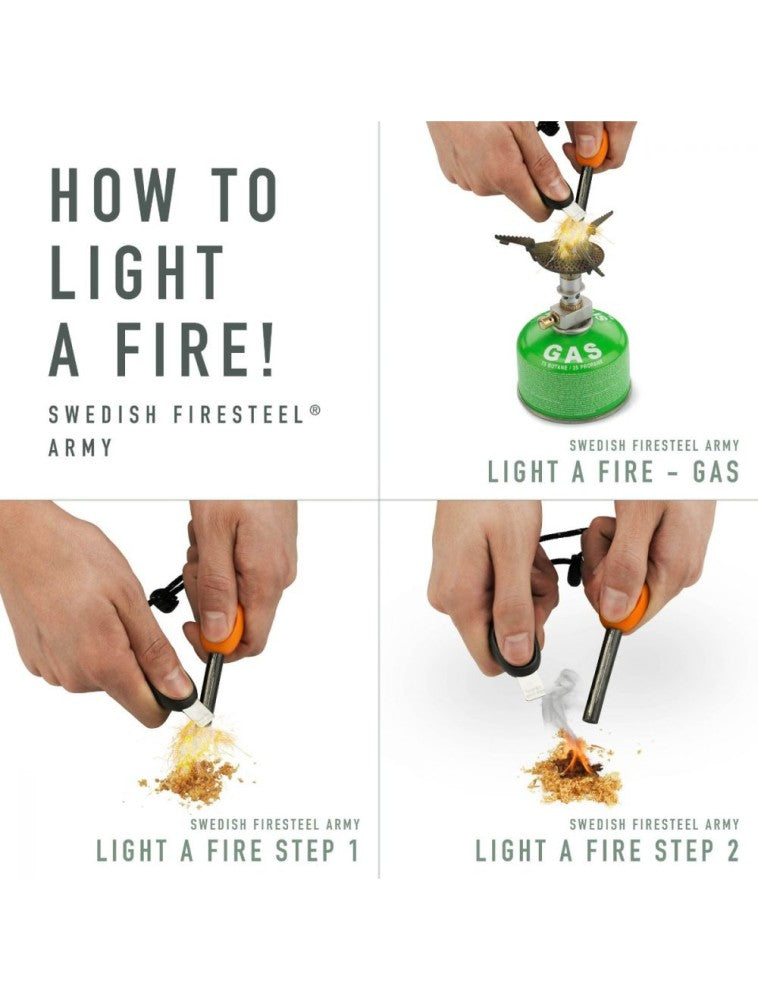 Light My Fire Swedish FireSteel BIO army 2in1