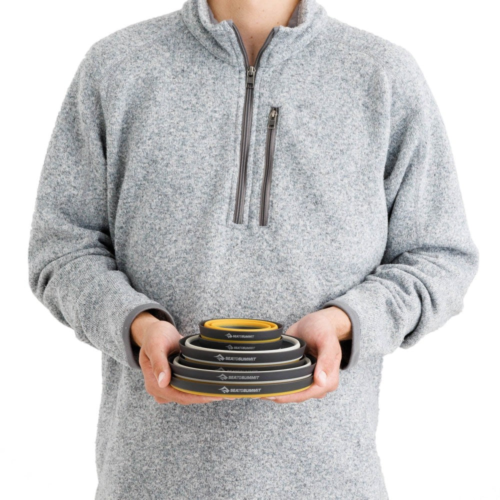 Sea To Summit Frontier Ultralight Collapsible Dinnerware Set - 6pc