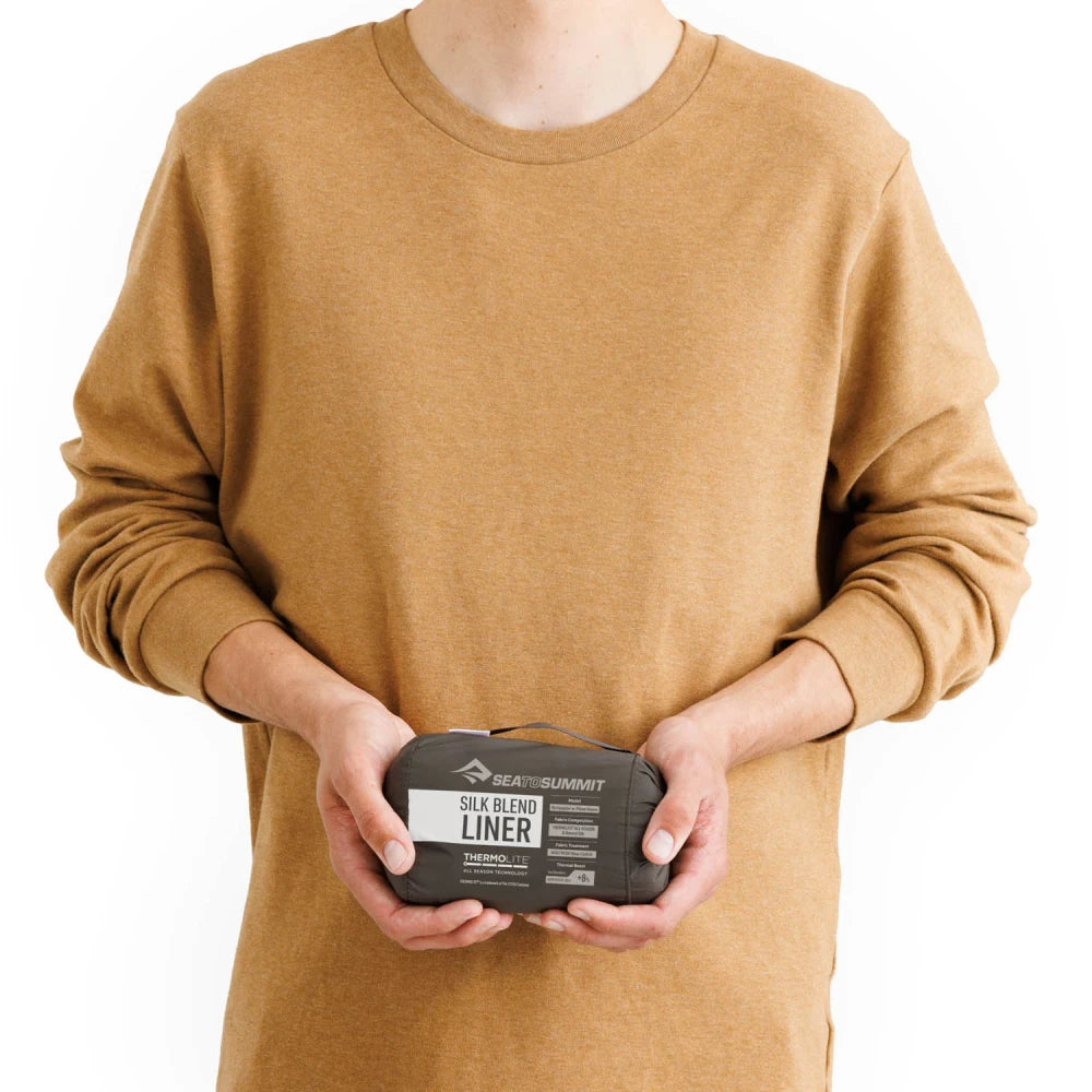 Sea To Summit Silk Blend Sleeping Bag Liner - Mummy - Crd- S