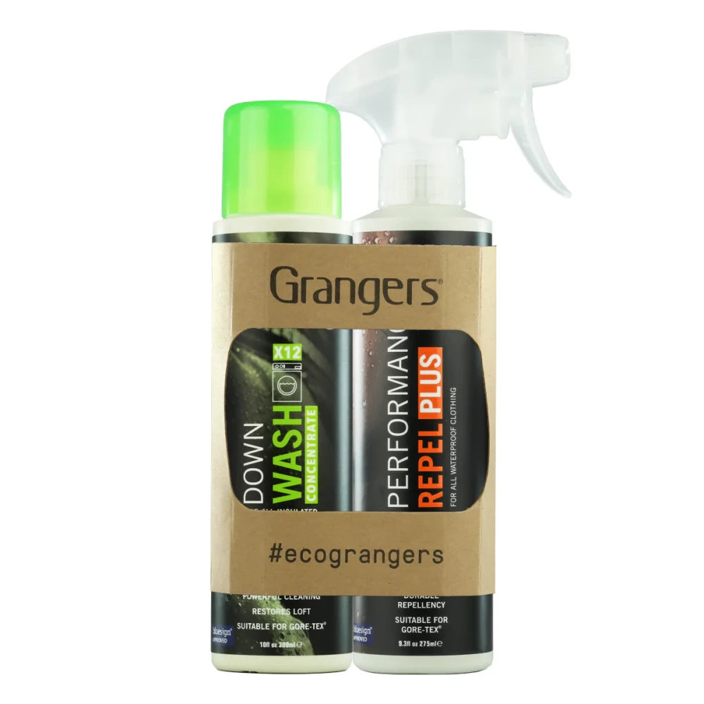 Grangers Down Wash + Performance Repel Plus Eco Twin Pack
