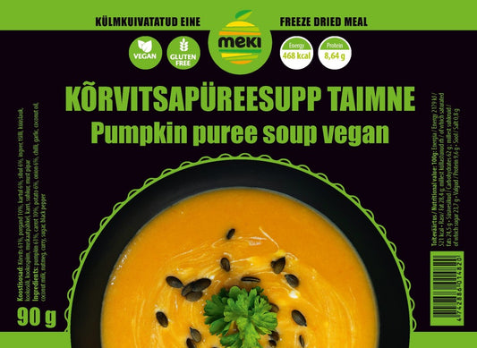 MEKI Ķirbju biezeņa dārzeņu zupa 90g