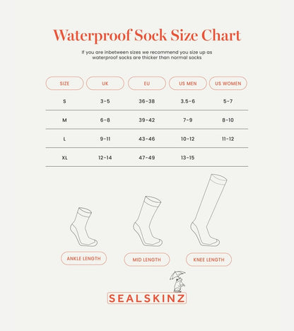 Sealskinz Bircham Waterproof All Weather Ankle Length Sock
