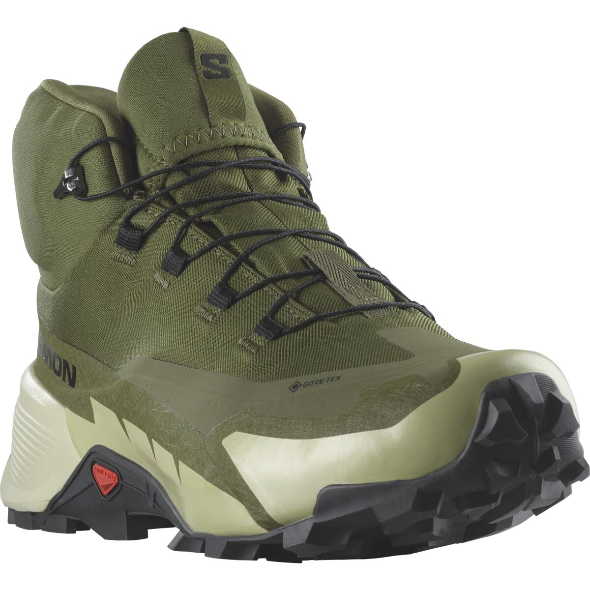 SALOMON apavi Cross Hike Mid GTX 2 camo green/grey