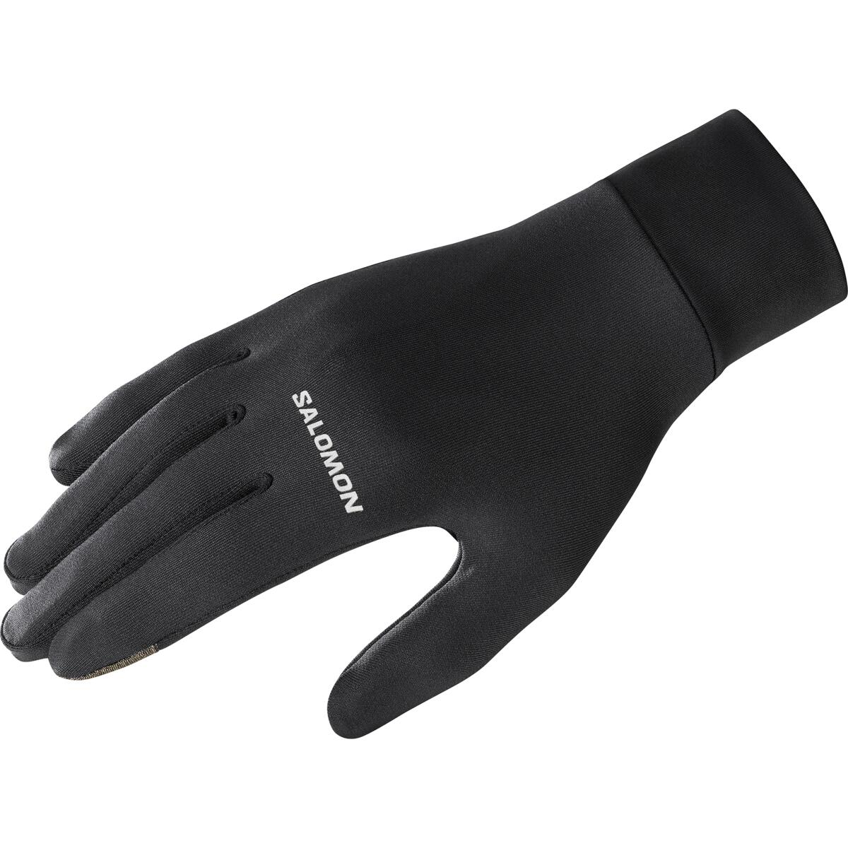 SALOMON Cross Warm Gloves Uni deep black — Skriešanas cimdi