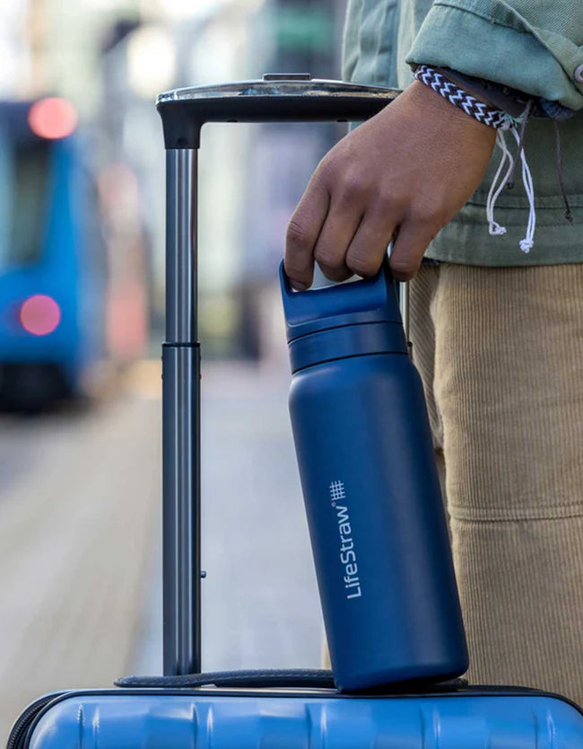 LifeStraw Go 2.0 Stainless Steel Water Filter Bottle 700 ml