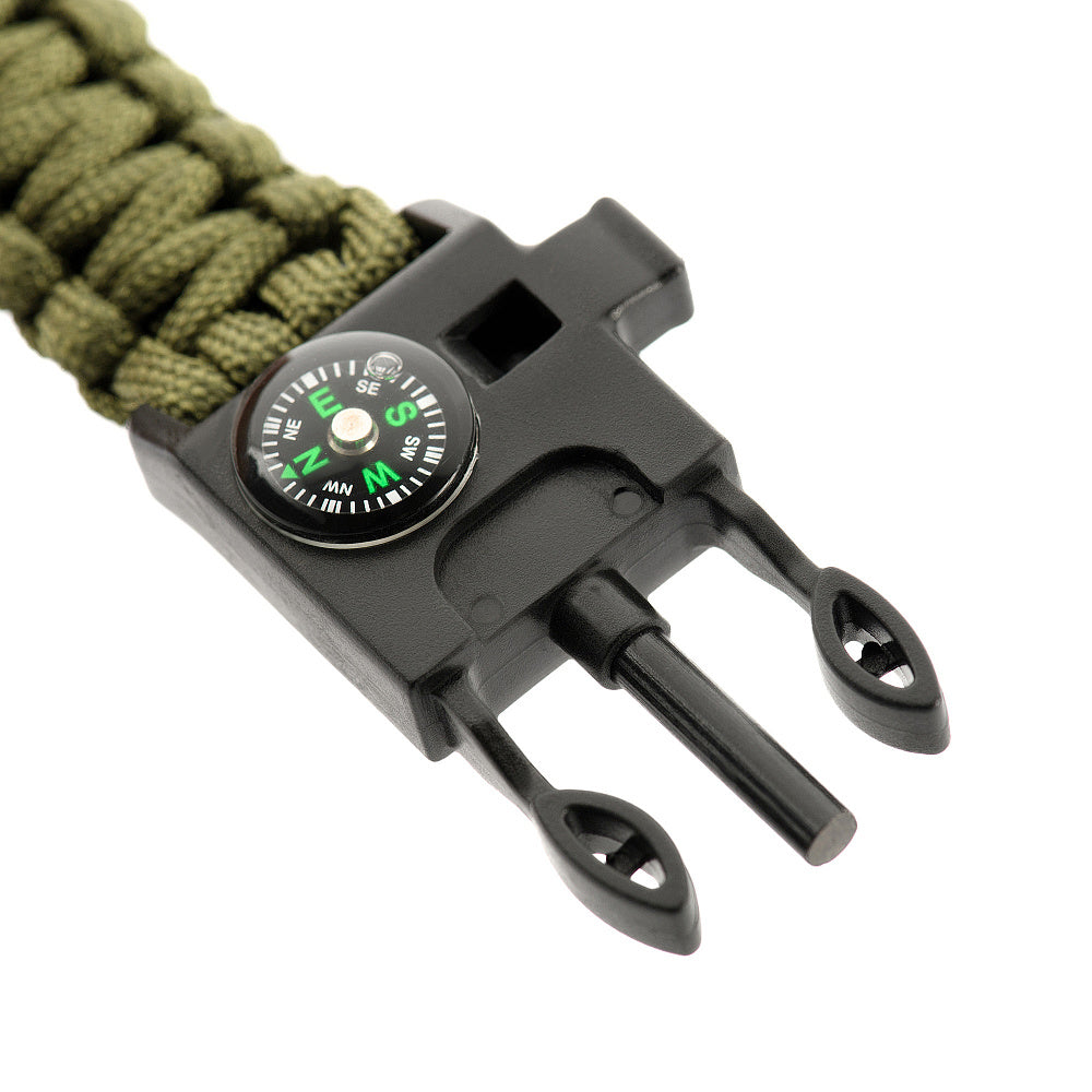M-Tac paracord bracelet ar krama šķiltavām, kompasu un svilpi