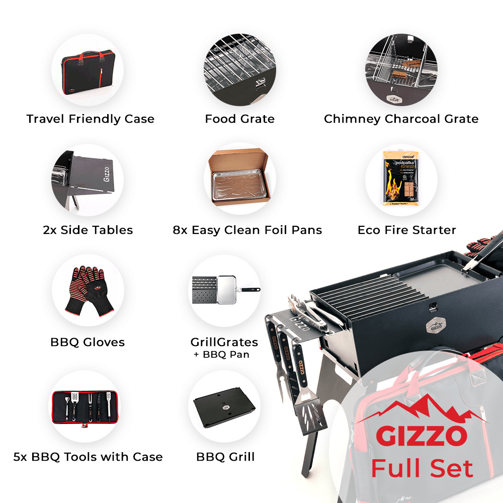 Gizzo Grill Full Set (Pilns komplekts) - DABAI.LV