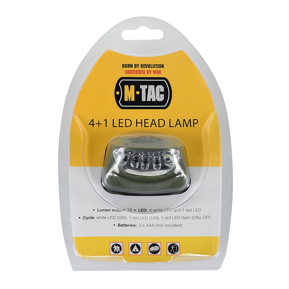 M - Tac 4+1 LED galvas lukturis - DABAI.LV