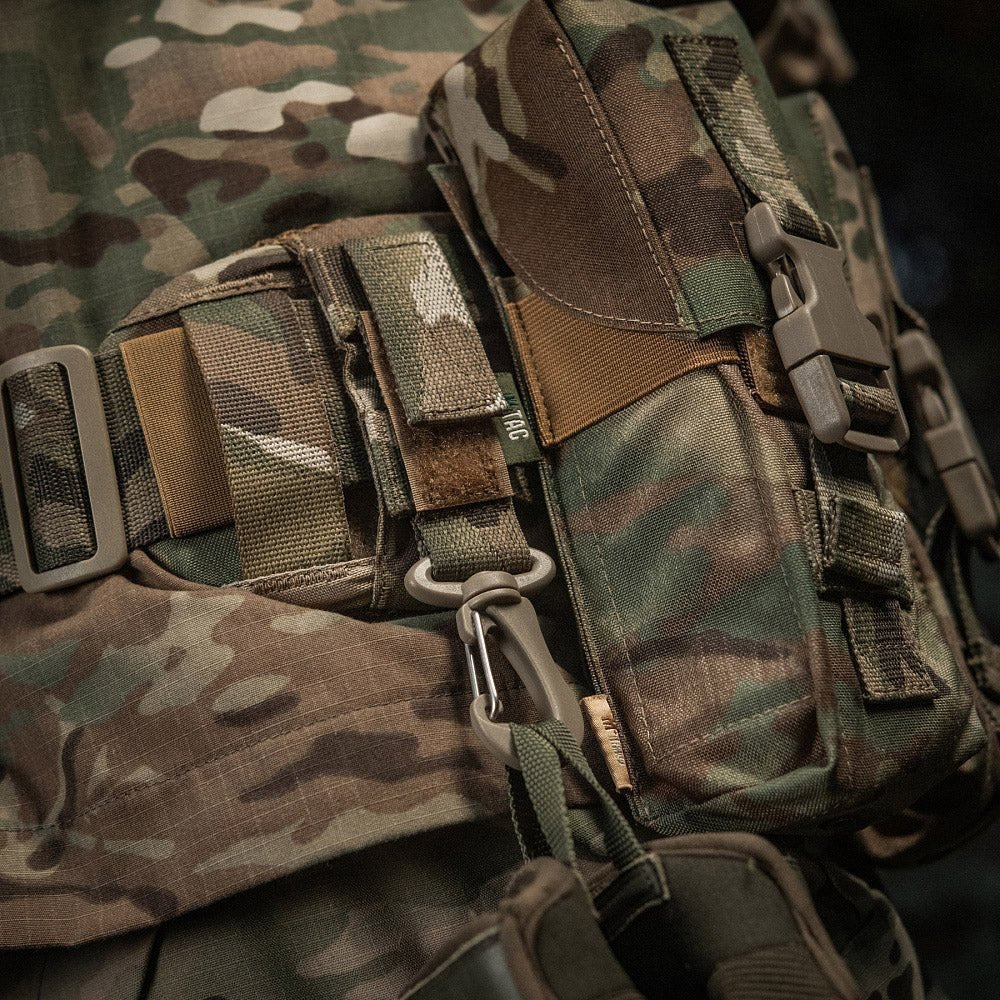 M - Tac MOLE Velcro stiprinājums ar karabīni - DABAI.LV