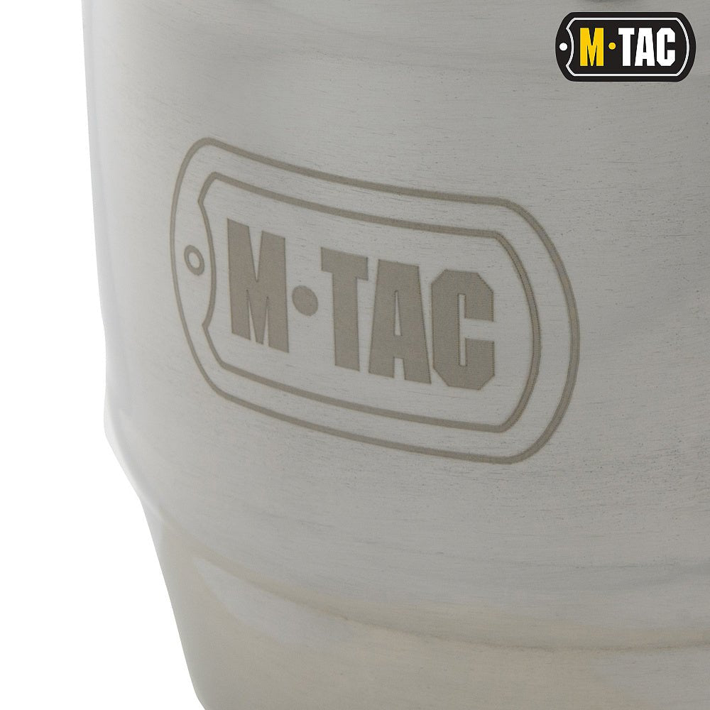 M - Tac tērauda kempinga alus termo krūze - DABAI.LV