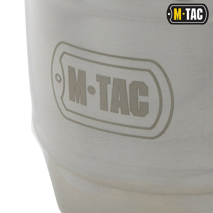 M - Tac tērauda kempinga alus termo krūze - DABAI.LV