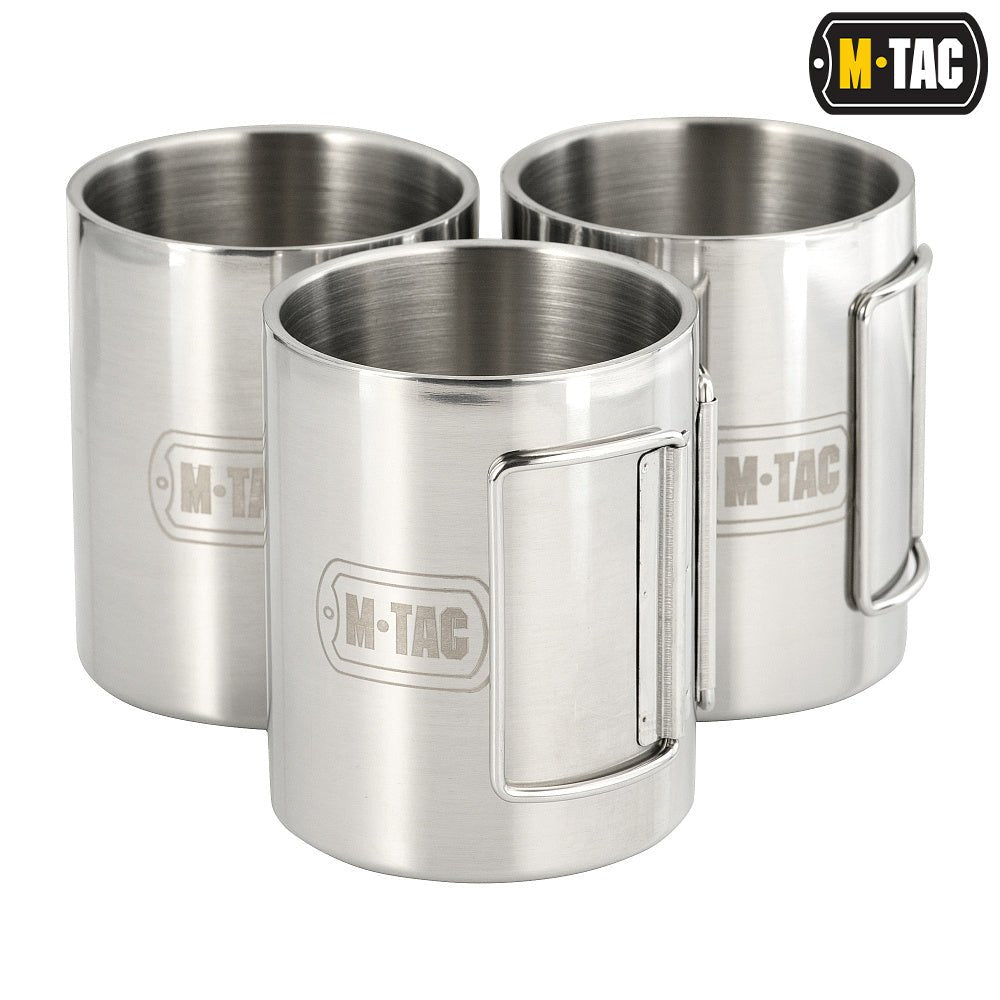 M - Tac Thermo Mug with Folding Handle - DABAI.LV