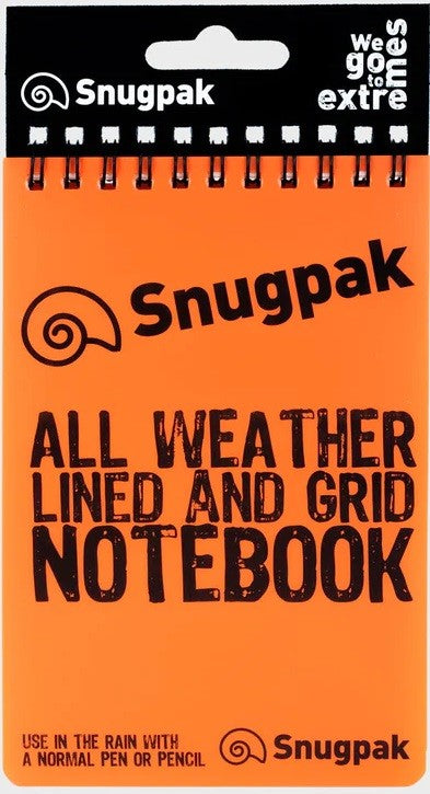 Snugpak Water Resistant Notebook (Orange)