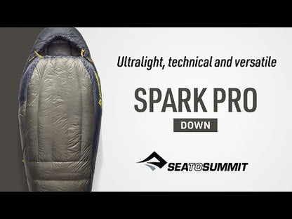 Sea To Summit Spark Pro -1C Down Sleeping Bag Long beluga black