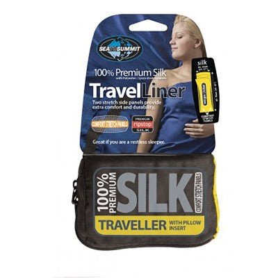 Sea To Summit Silk Stretch Liner - Traveller (with Pillow slip) - DABAI.LV
