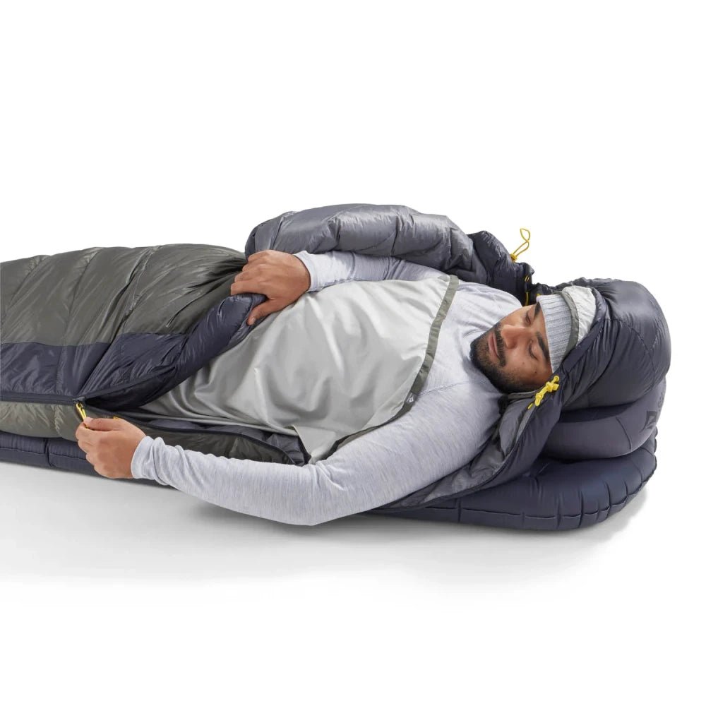 Sea To Summit Spark Pro - 9C Down Sleeping Bag Regular beluga black - DABAI.LV