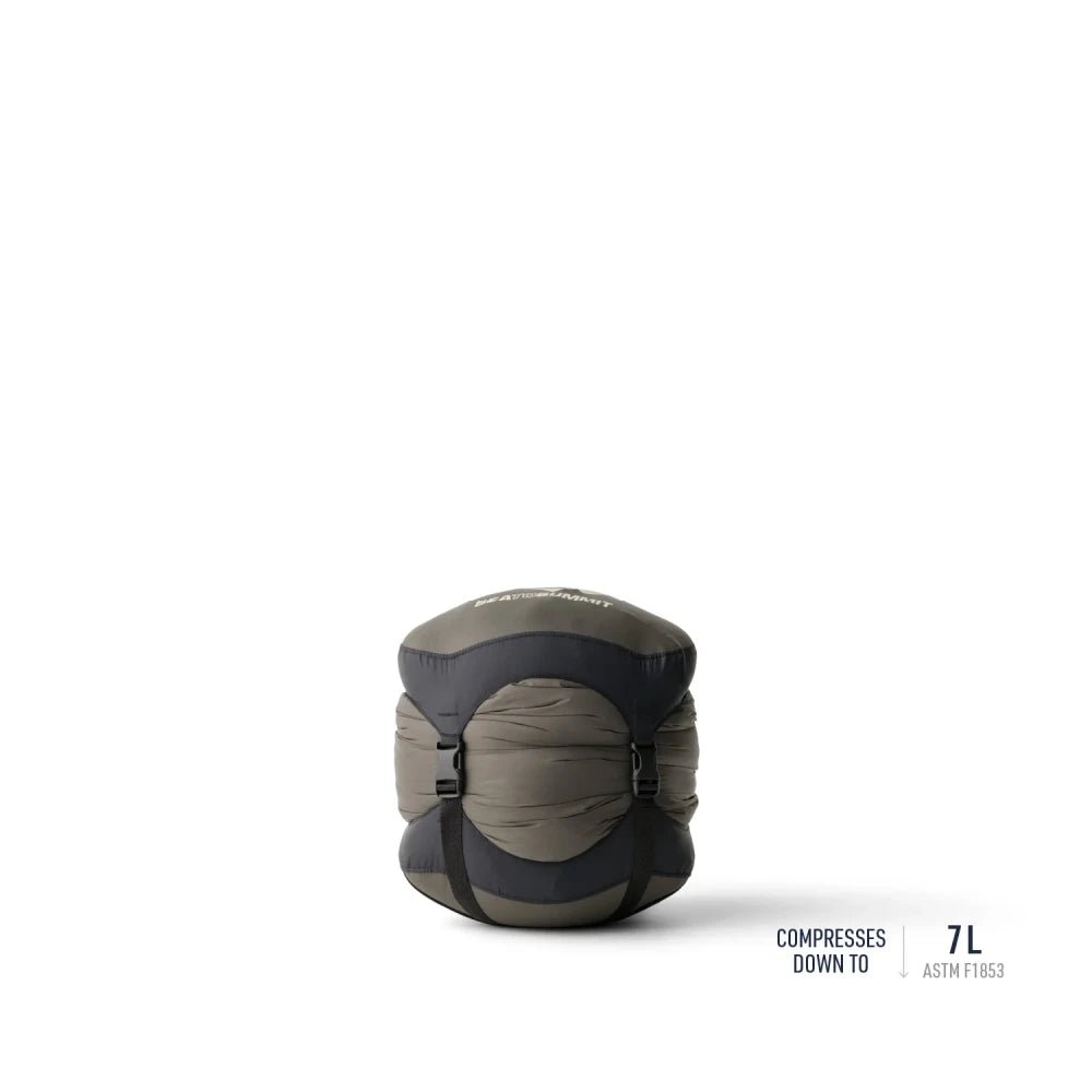 Sea To Summit Spark Pro - 9C Down Sleeping Bag Regular beluga black - DABAI.LV