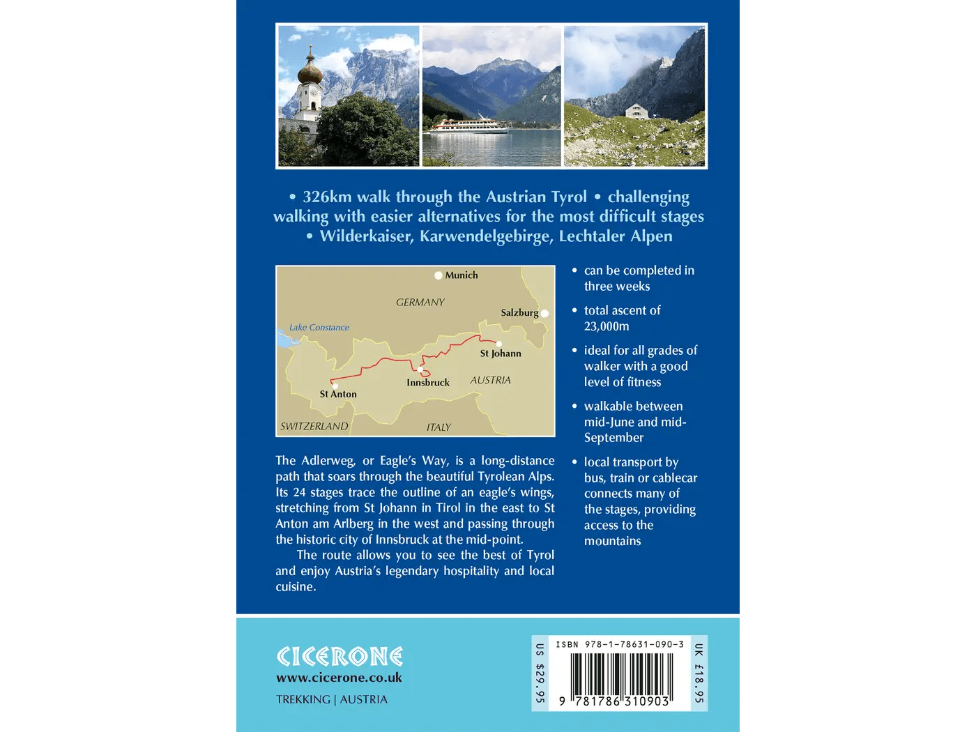 Trekking Austria's Adlerweg - The Eagle's Way (ENG) - DABAI.LV