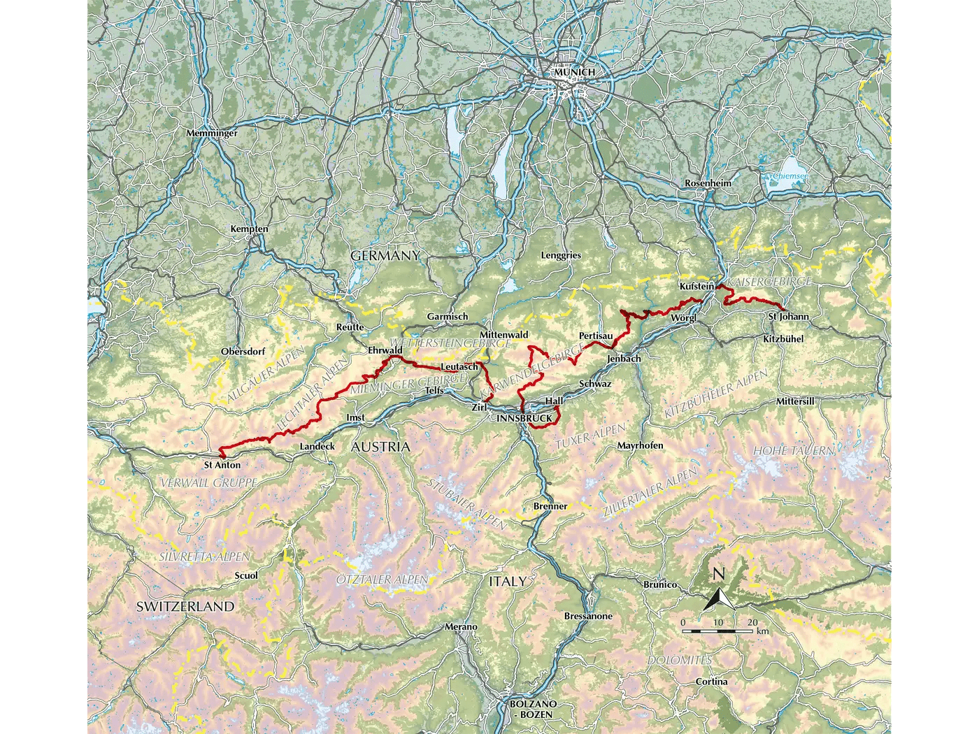 Trekking Austria's Adlerweg - The Eagle's Way (ENG) - DABAI.LV